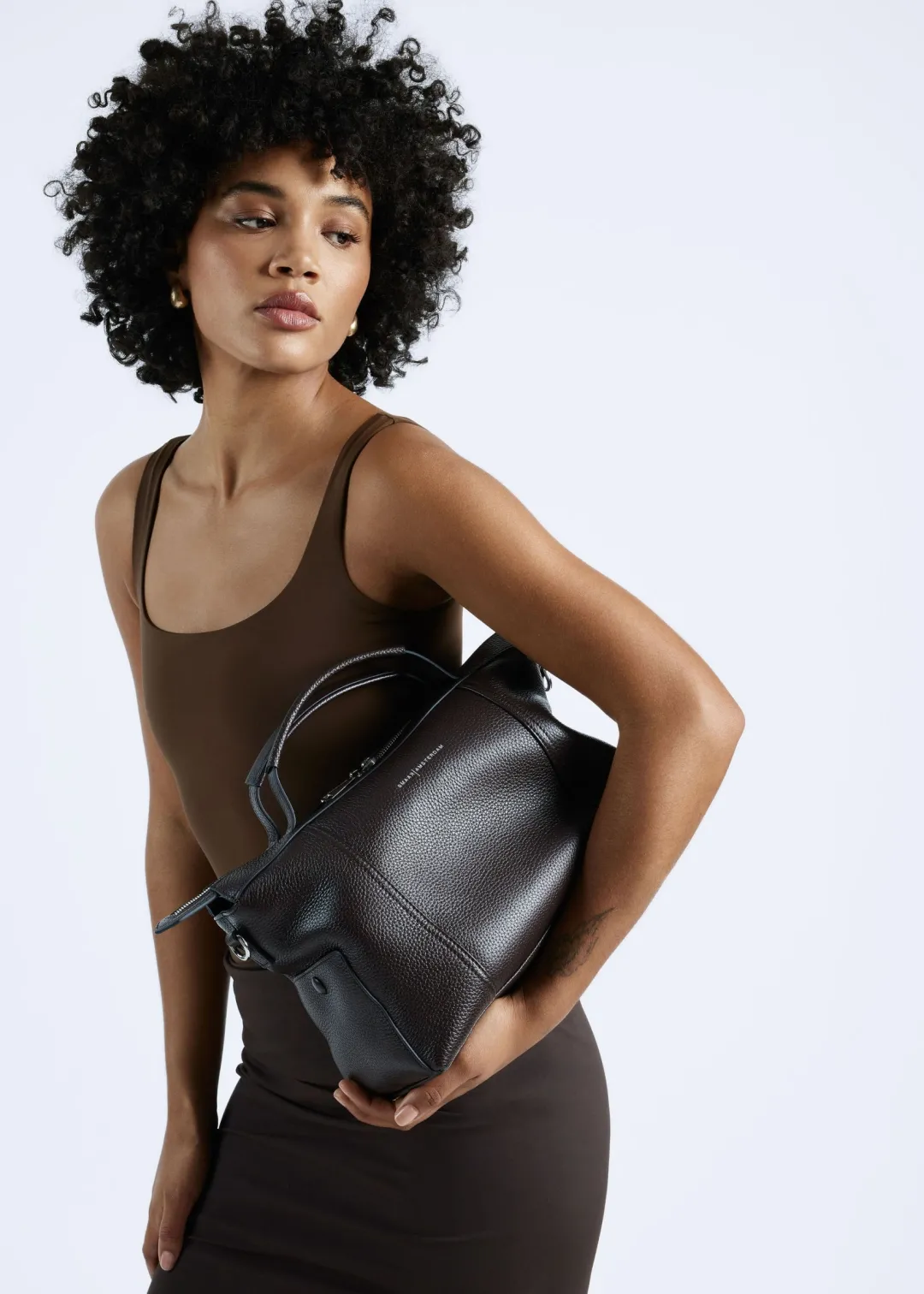 Smaak Amsterdam Handtassen | Crossbody Tassen-TONY | DARK CHOCOLAT